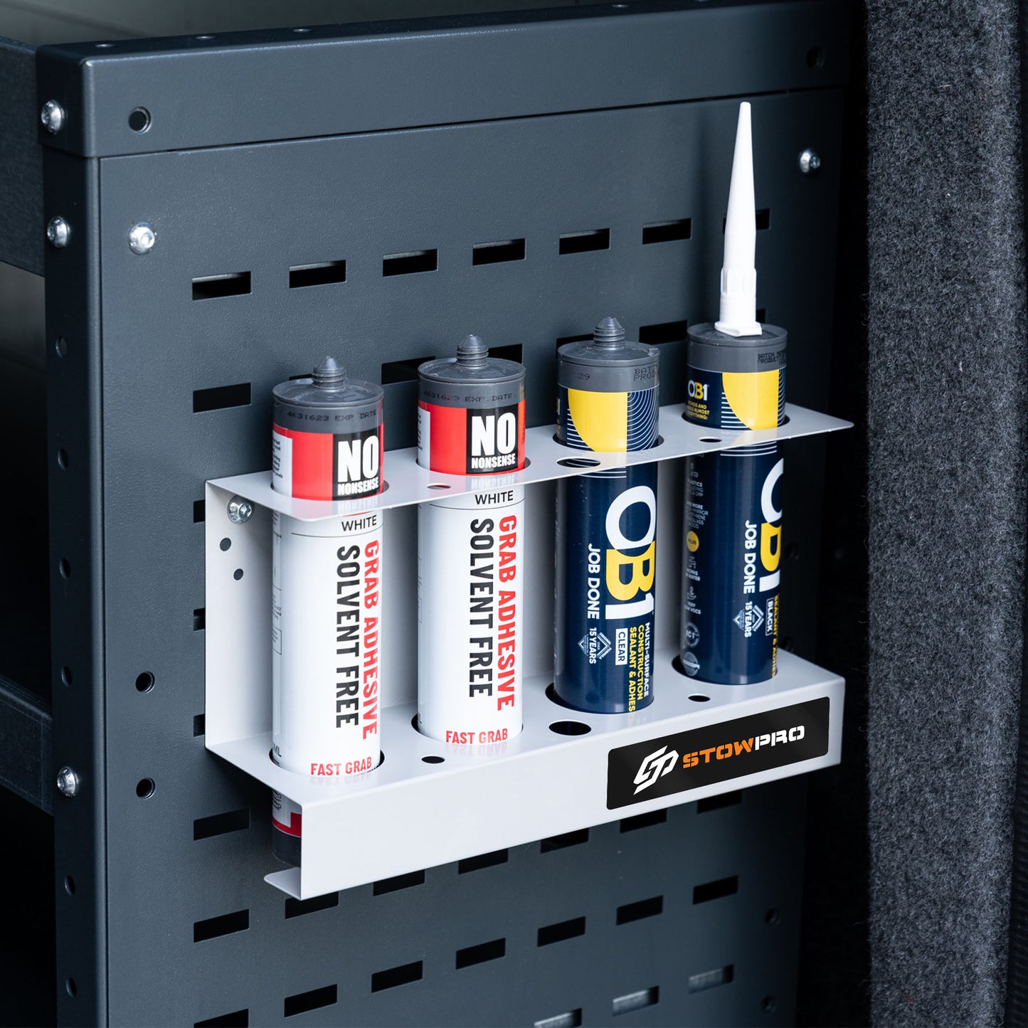 Sealant/ Caulk Tube Holder - 4 Location