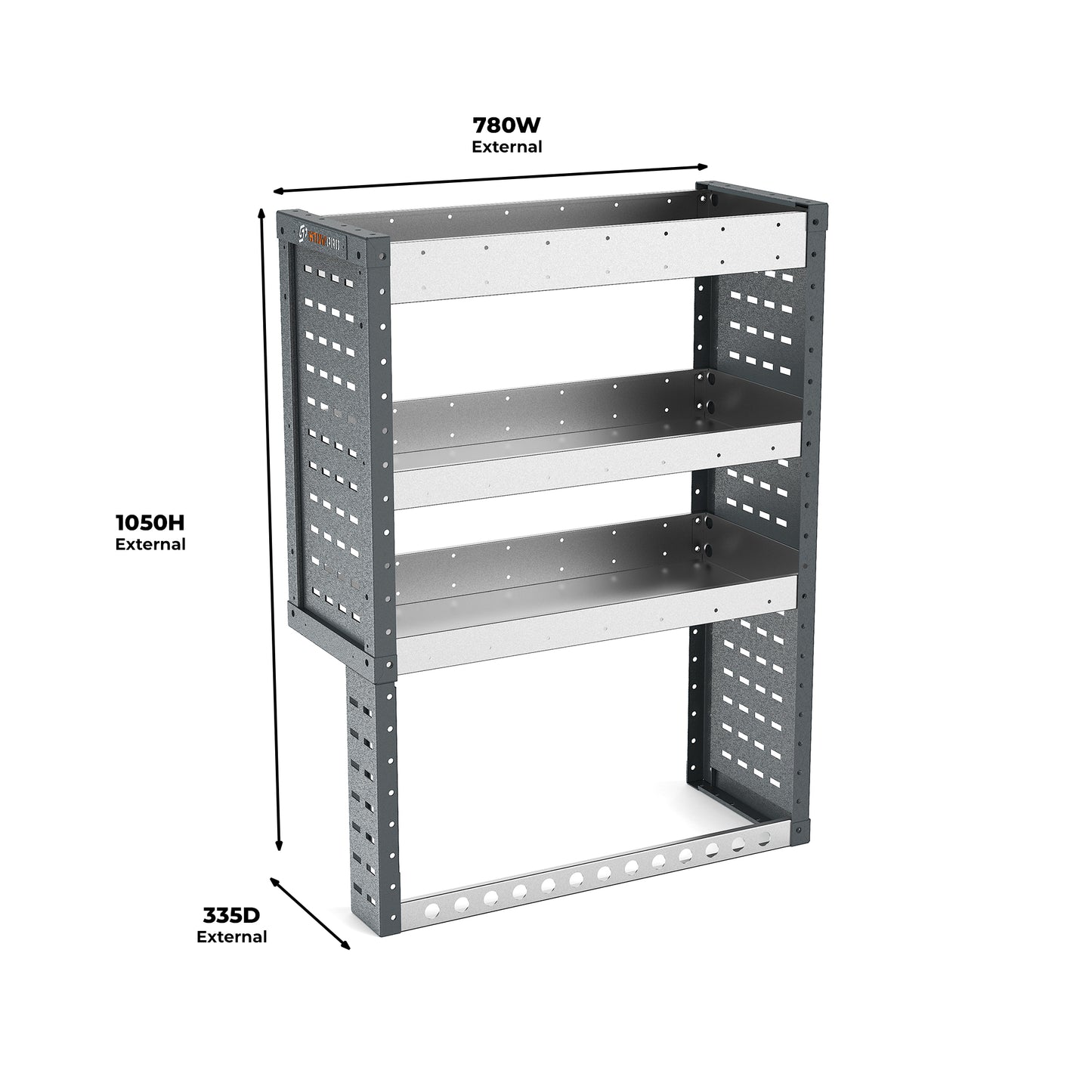 Vauxhall Combo (2012 - Onwards) L2H1 Panel Van - Full Racking Kit - 01