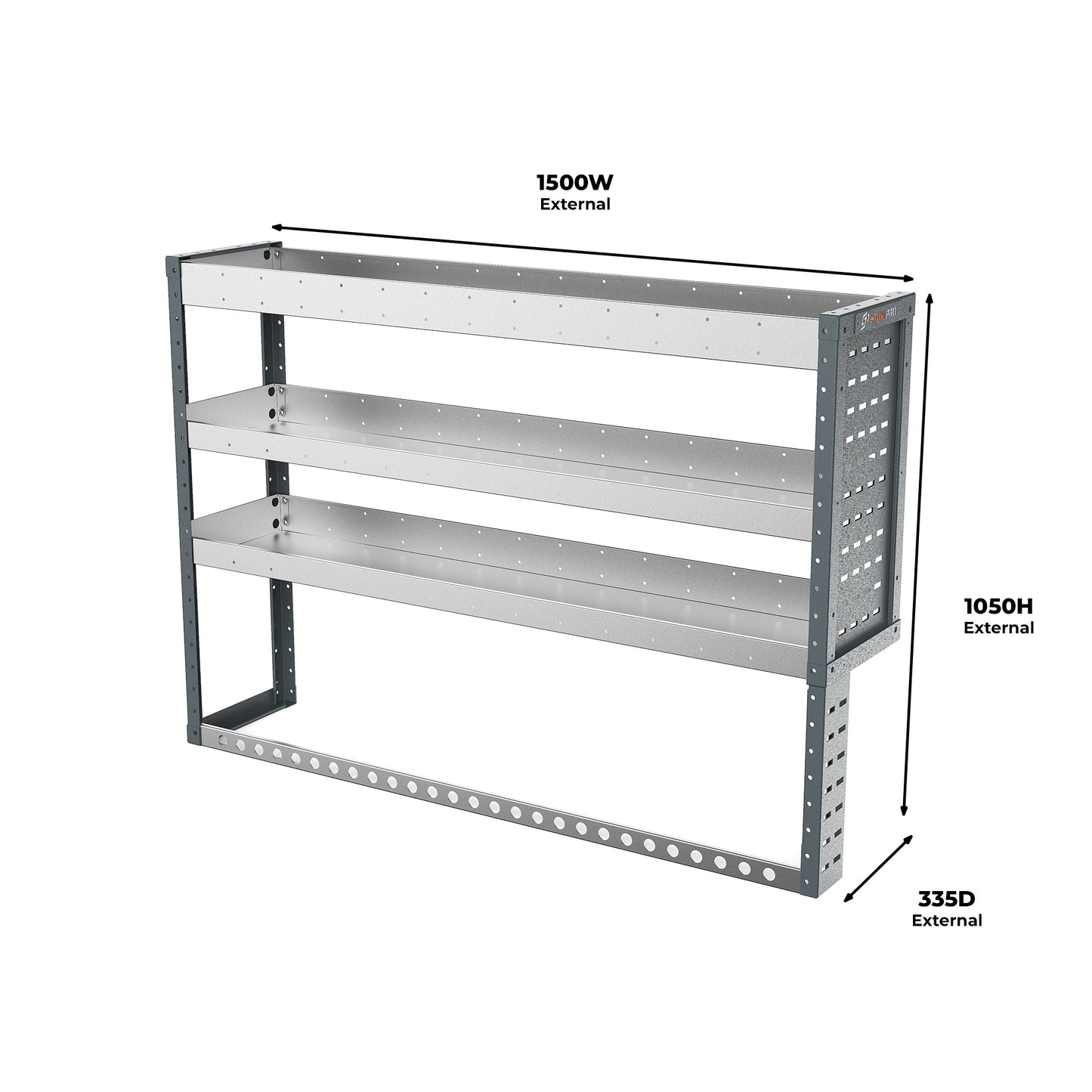 Vauxhall Combo (2012 - Onwards) L2H1 Panel Van - Full Racking Kit - 02