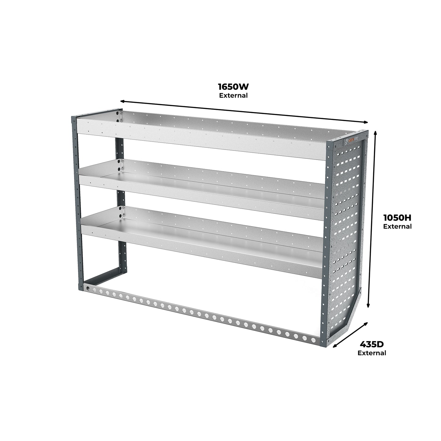 Citroen Dispatch (2016 - Onwards) Compact (XS) Panel Van - Full Racking Kit - 01
