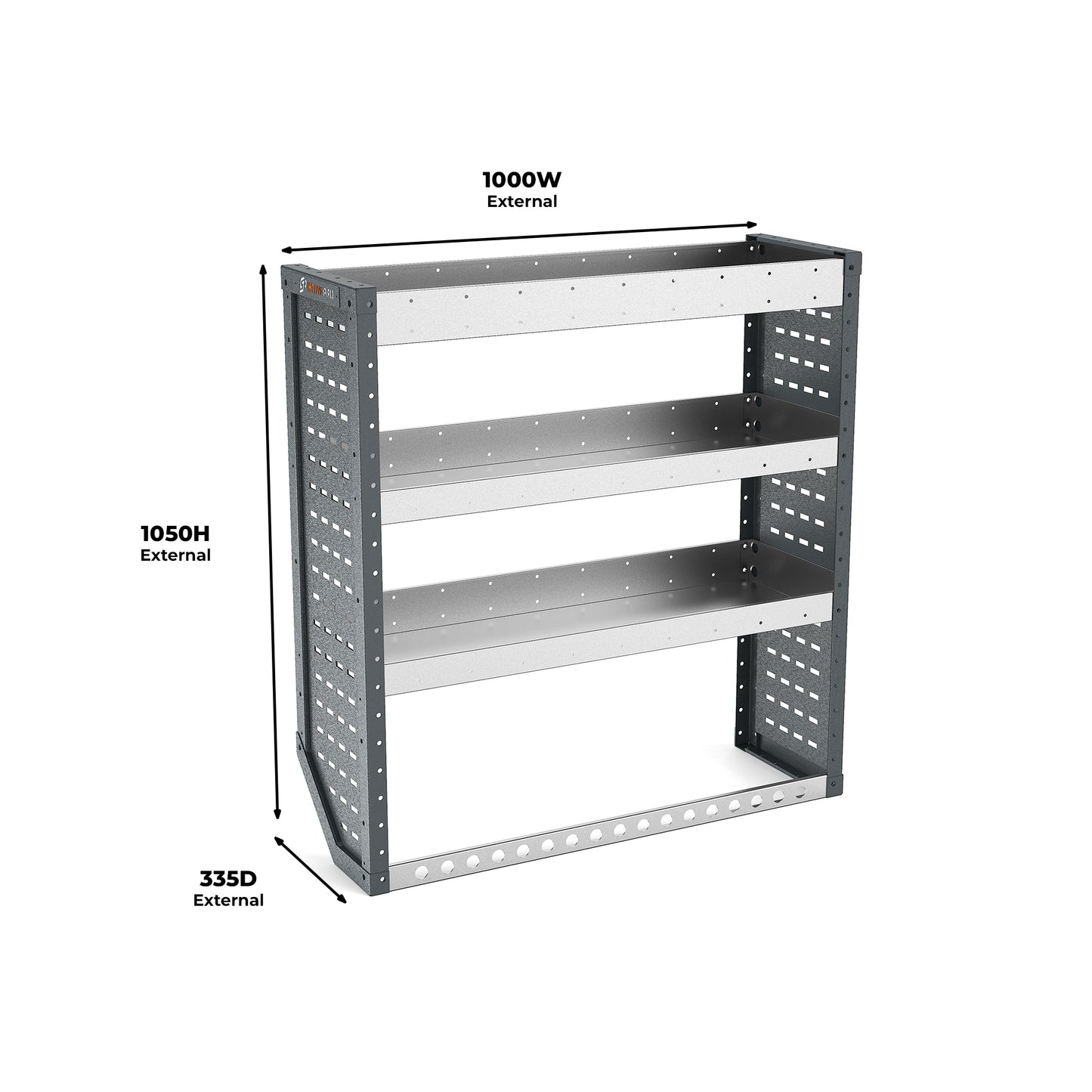 Vauxhall Vivaro (2014 - Onwards) L1H1 Panel Van - Full Racking Kit - 01