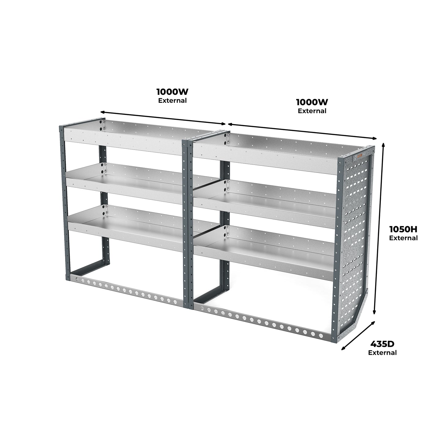 Vauxhall Vivaro (2014 - Onwards) L1H1 Panel Van - Full Racking Kit - 01