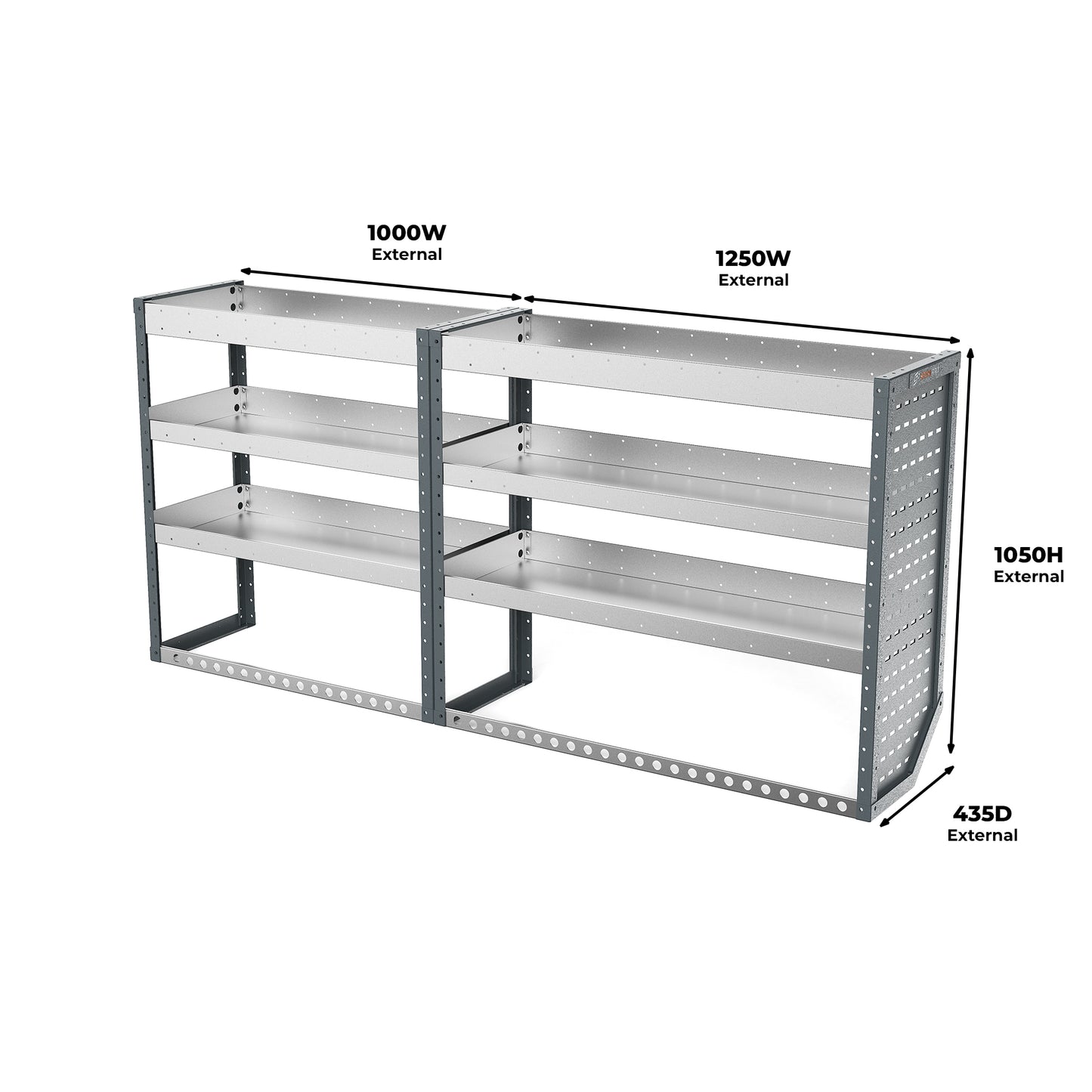 Citroen Dispatch (2016 - Onwards) Extra Large (XL) Panel Van - Full Racking Kit - 02