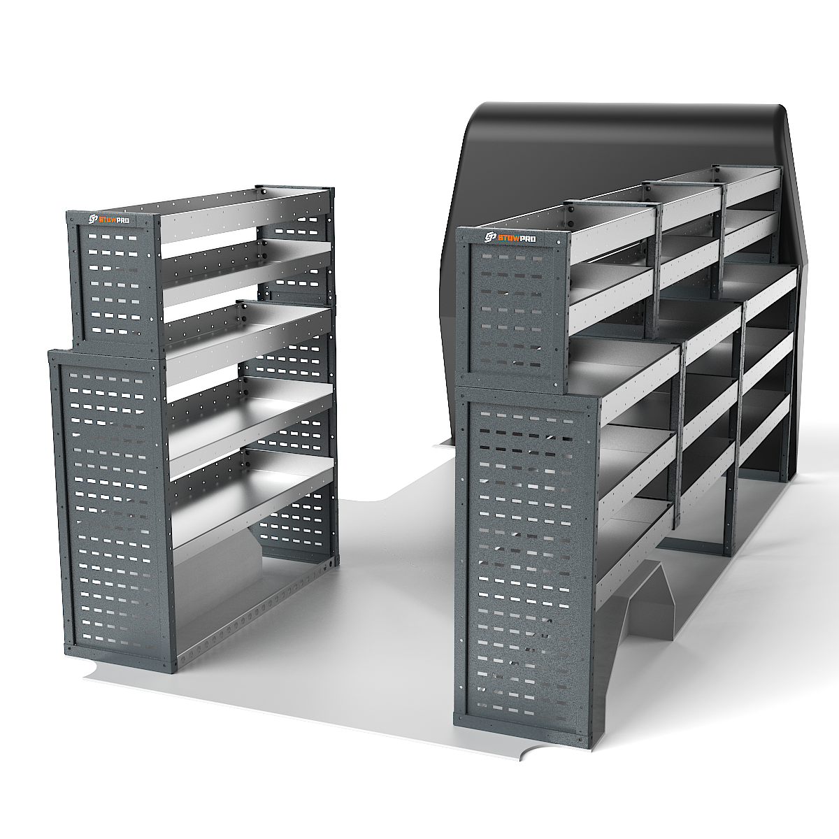 Vauxhall Movano (2022- Onwards) L3H2/H3 Panel Van - Full Racking Kit - 01