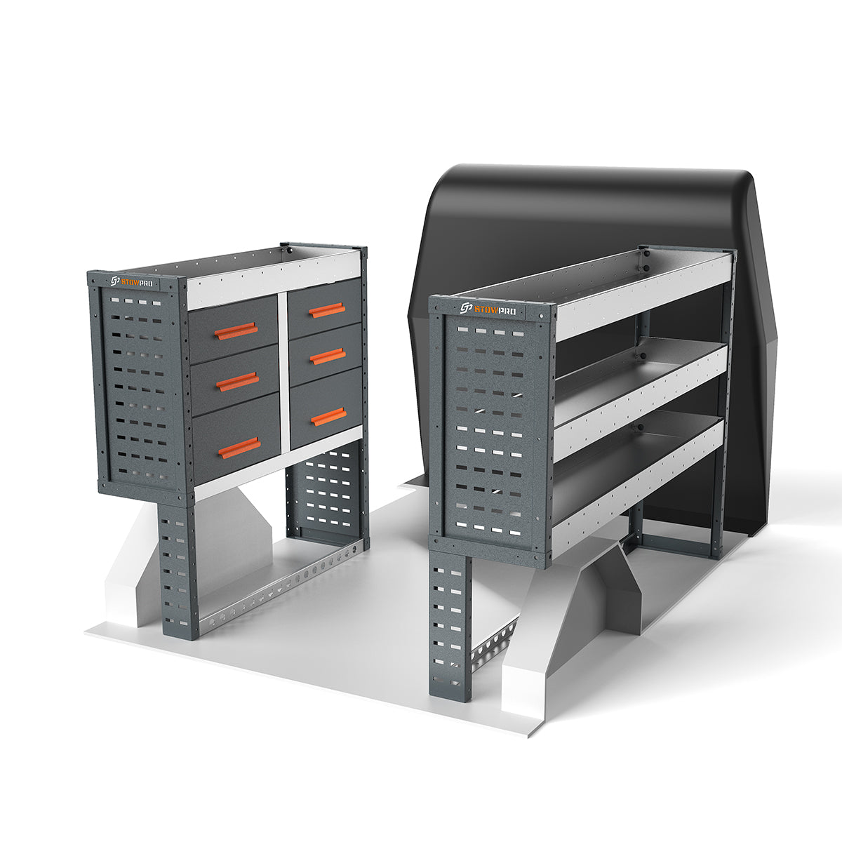 Vauxhall Combo (2012 - Onwards) L2H1 Panel Van - Full Racking Kit - 02