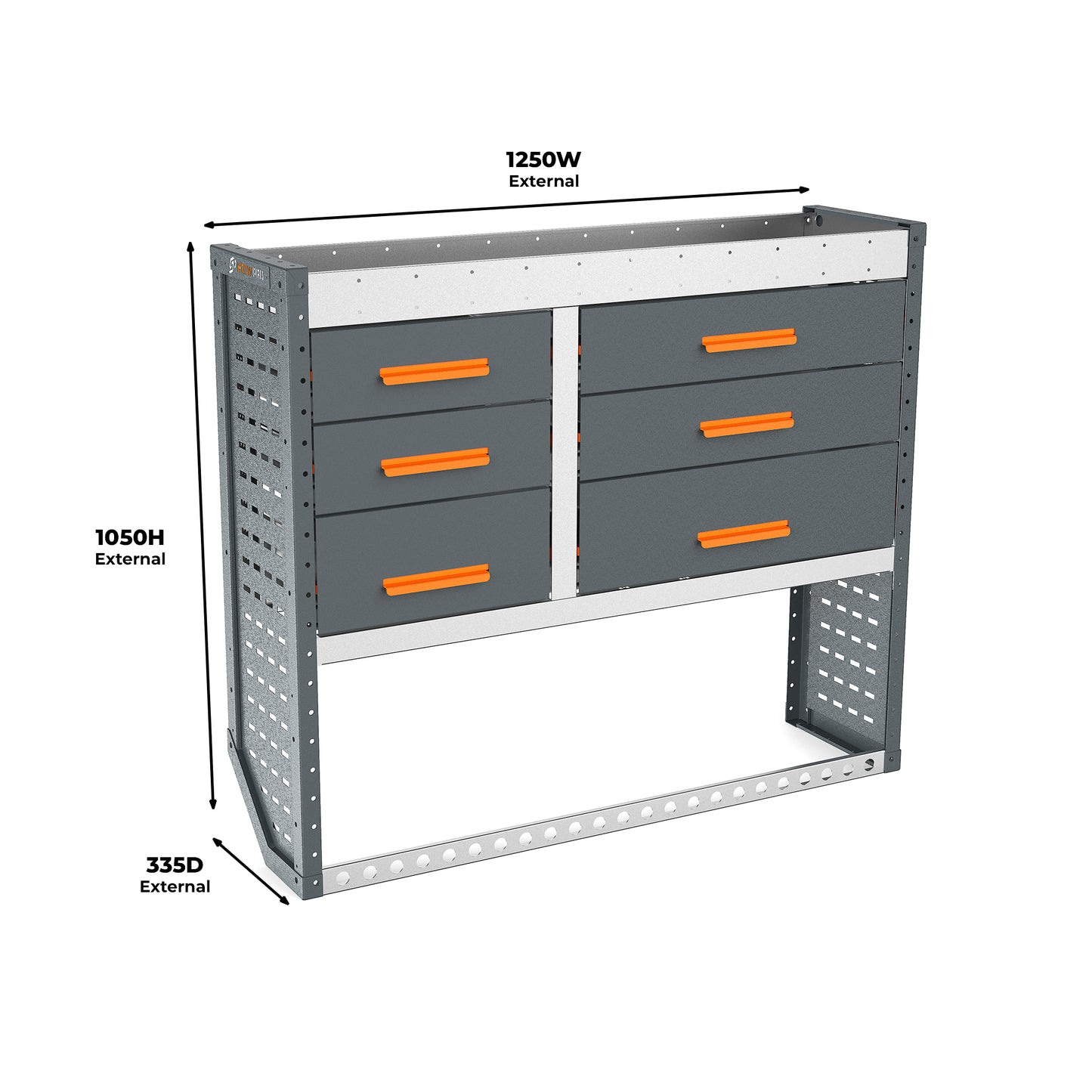 Citroen Dispatch (2016 - Onwards) Extra Large (XL) Panel Van - Full Racking Kit - 02
