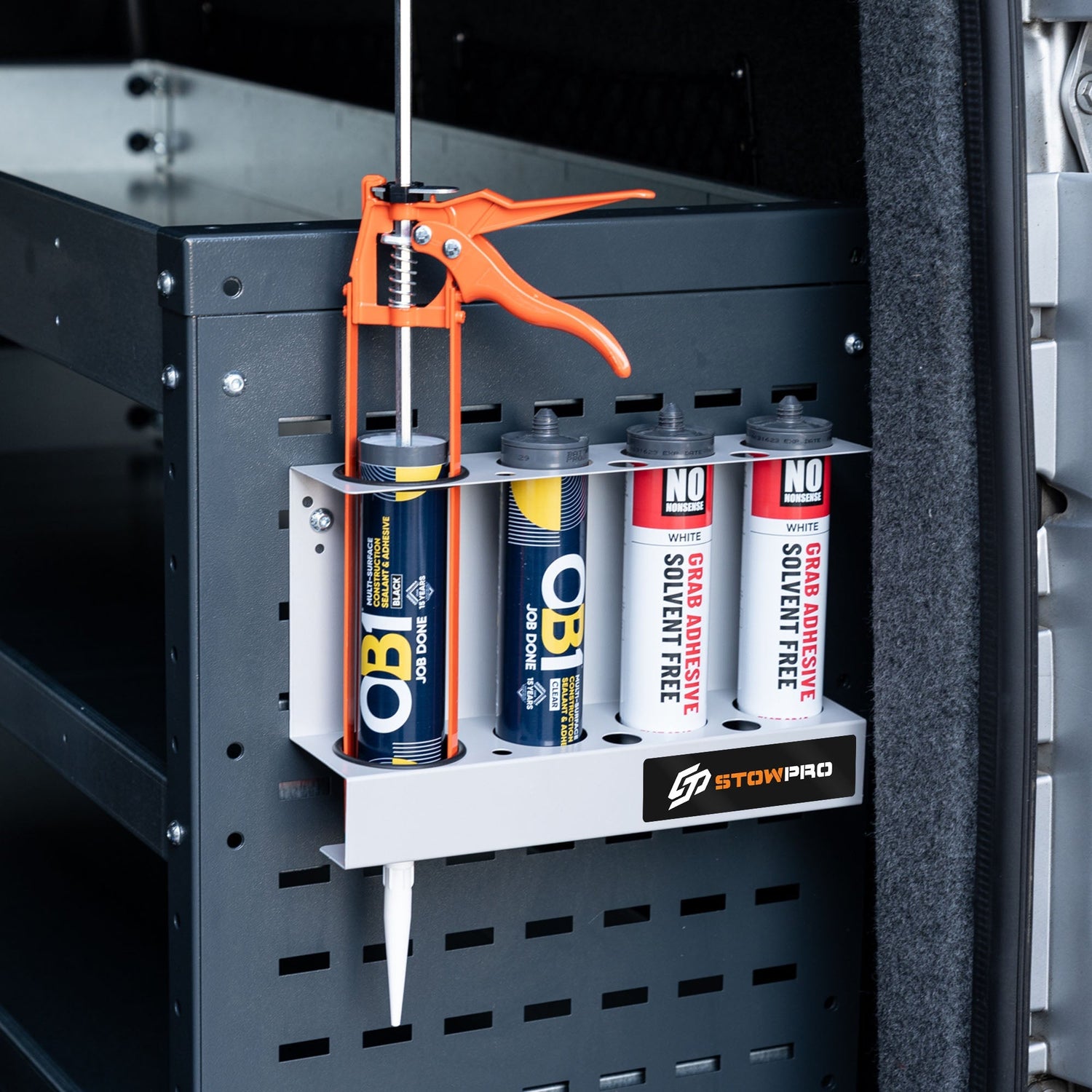 Caulk tube holder