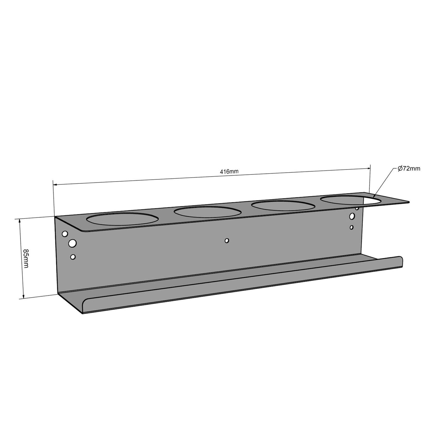 Aerosol Can Holder - 4 Location
