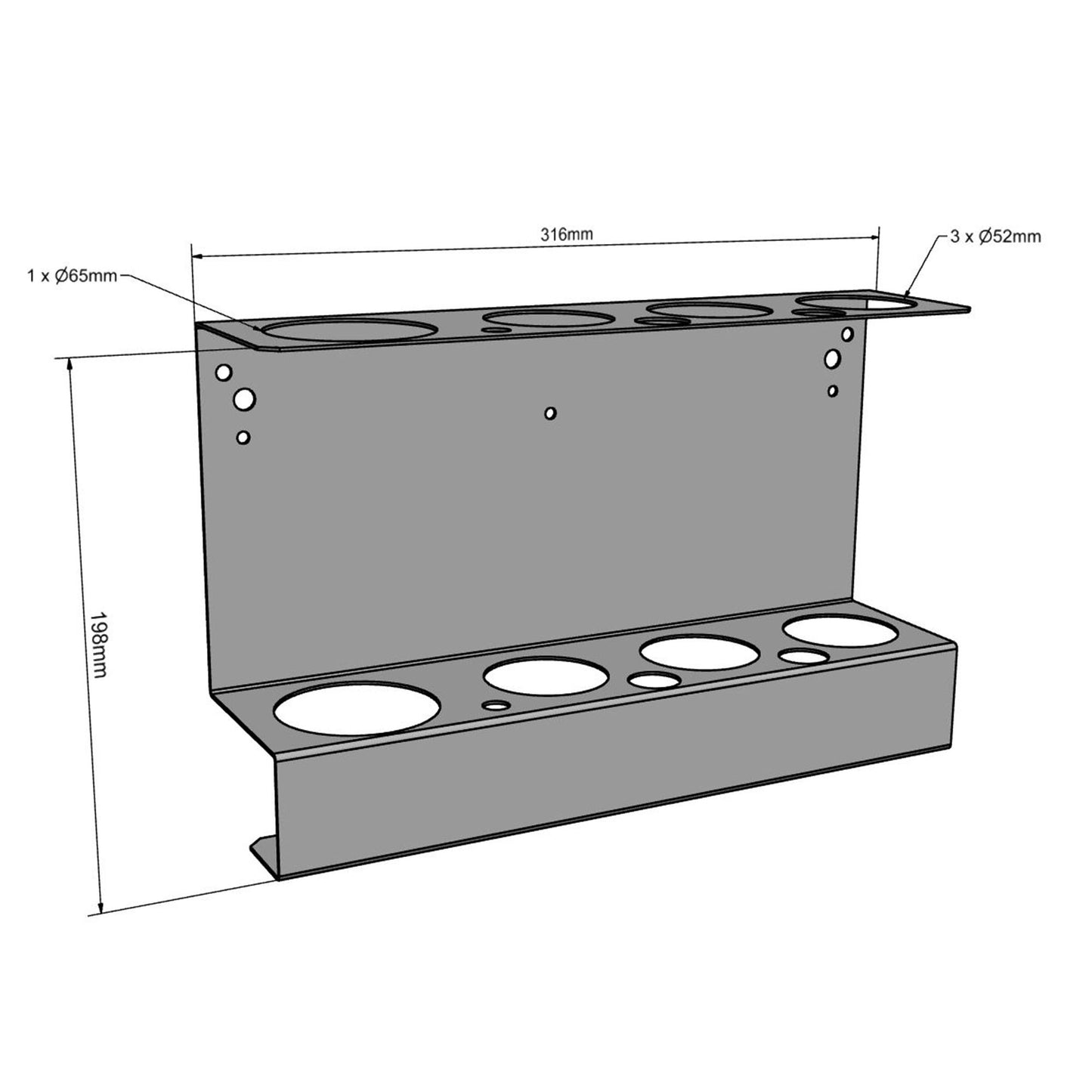 3 x Sealant/ Caulk Tube and 1 x Gun Holder