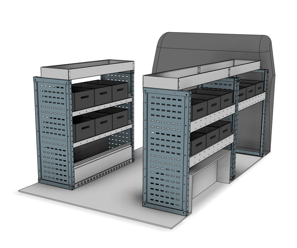 Eurobin van racking kit BK001