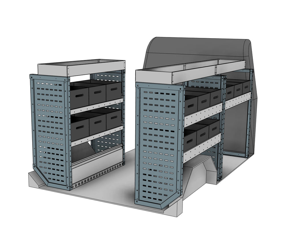 Eurobin van racking kit BK025