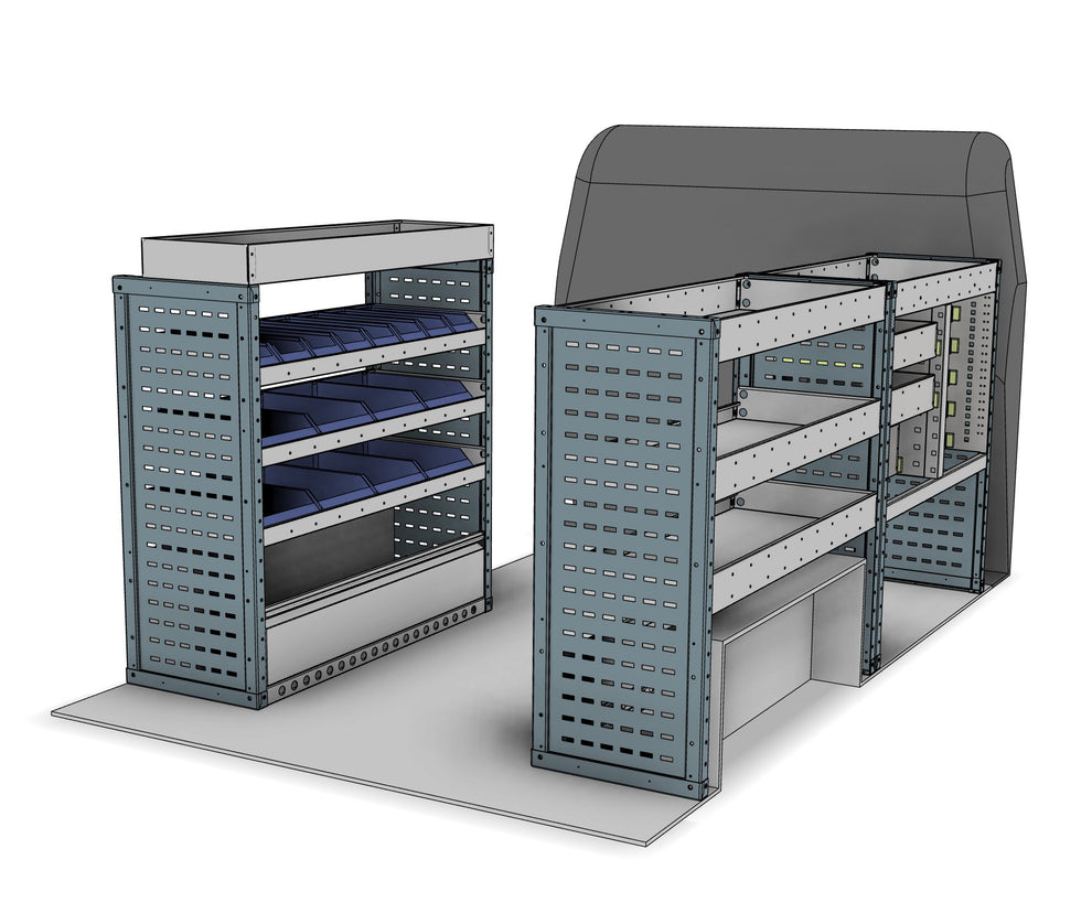 Service and maintenance van racking kit CK001