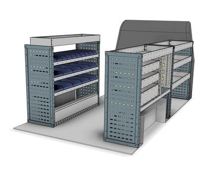 Service and maintenance van racking kit CK002