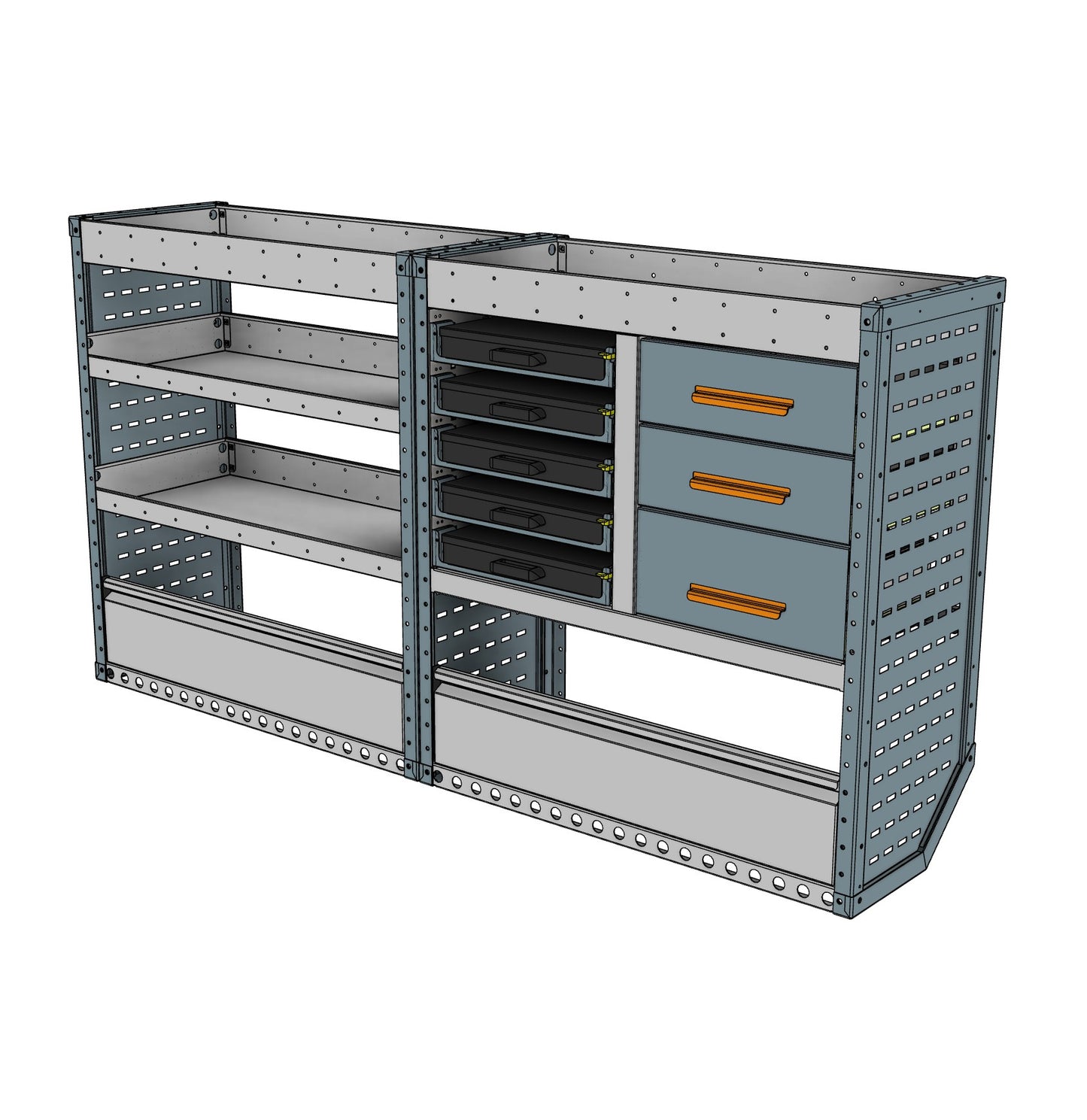 CK025 offside drawer and service case unit