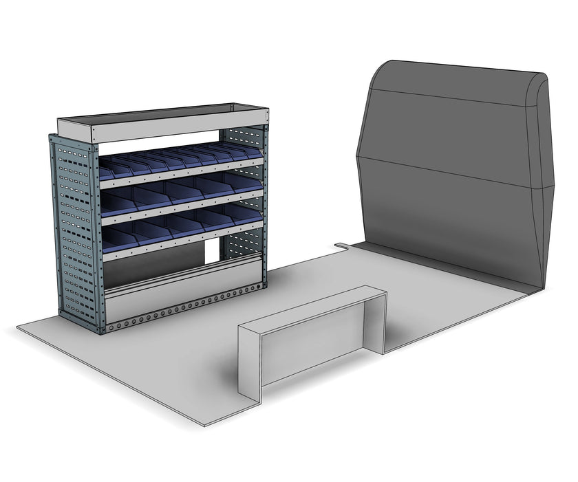 Service & Maintenance Van Racking - Nearside