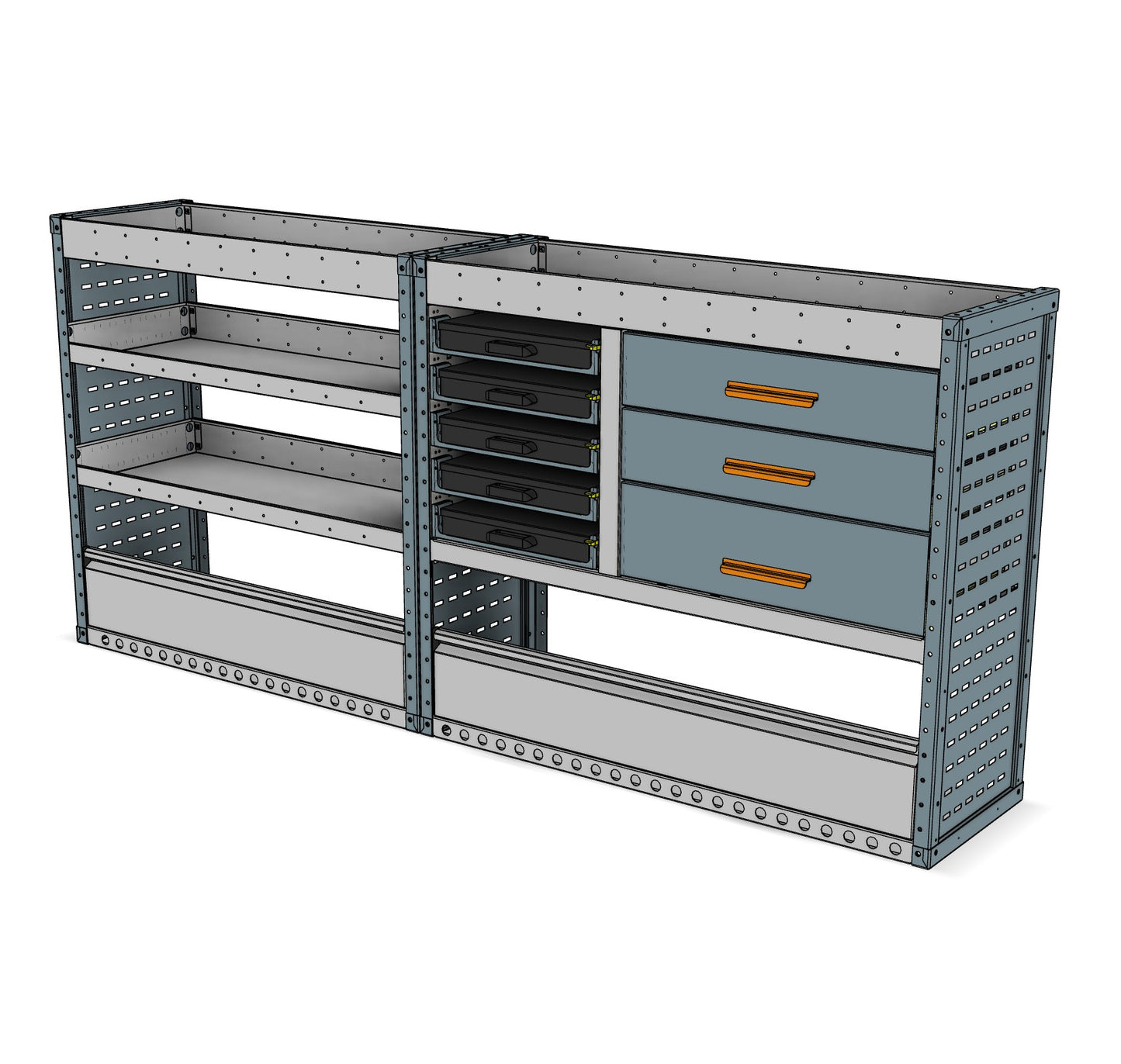 CK028 offside drawer and service case unit