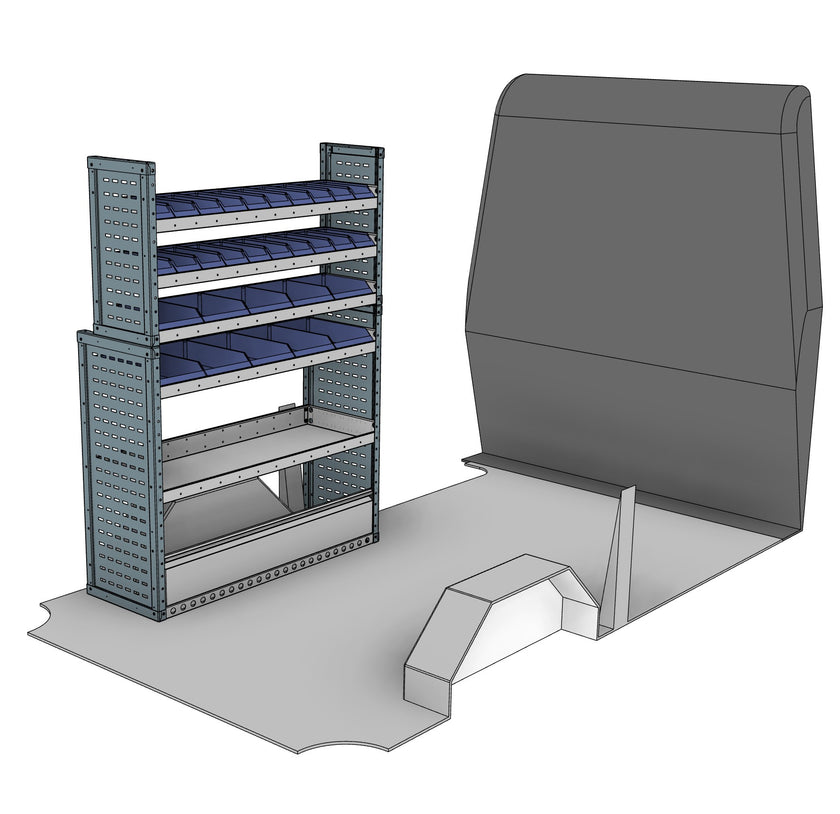 Service & Maintenance Van Racking - Nearside