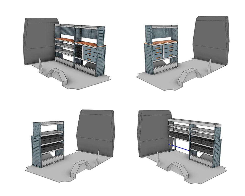 Configure your own van racking