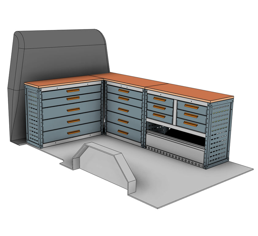 Auto Locksmith Van Racking - Offside