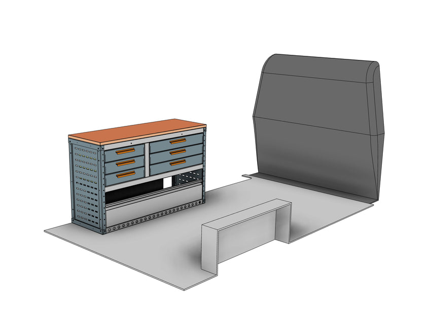 Auto Locksmith Van Racking - Nearside