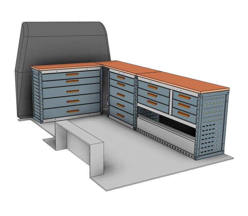 Auto Locksmith Van Racking - Offside