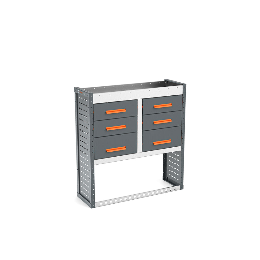 Van Workshop Racking System - Nearside