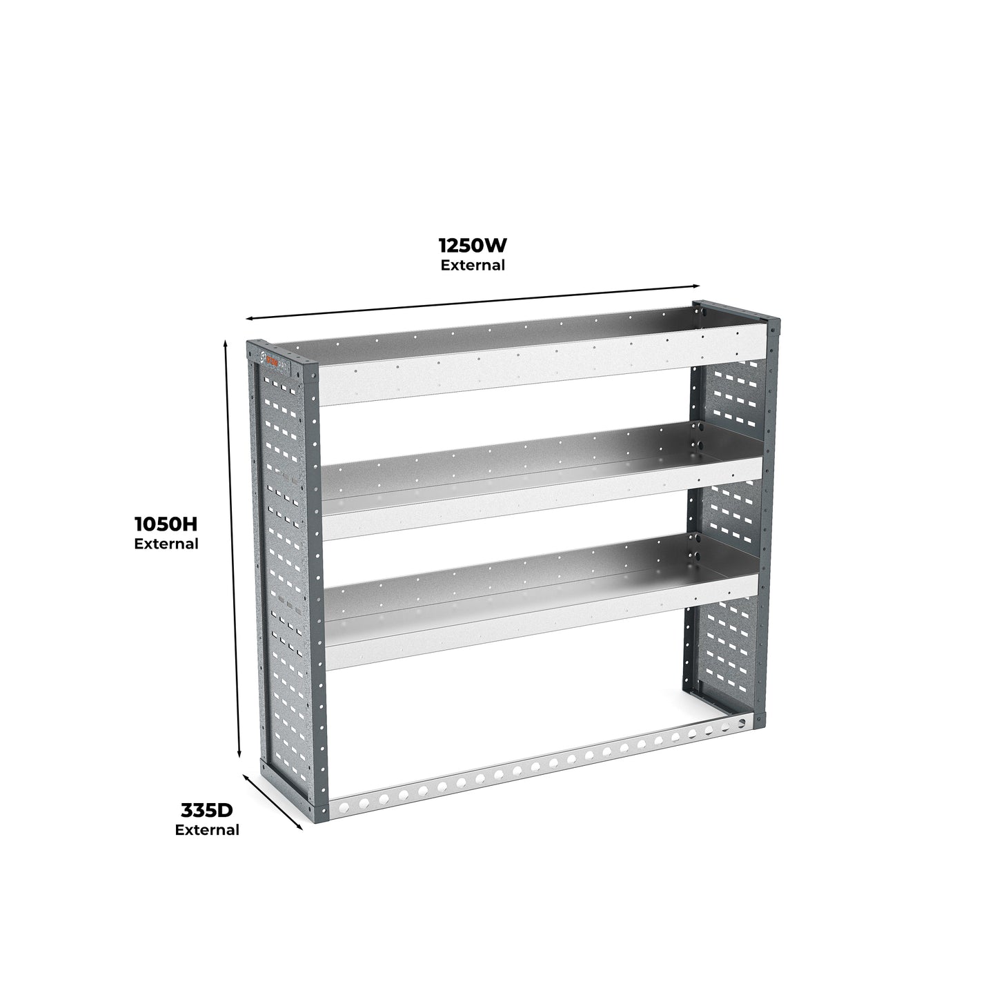 Ford Transit Custom (2024 - Onwards Mk2) L2H1 Panel Van - Van Racking Kit - 01