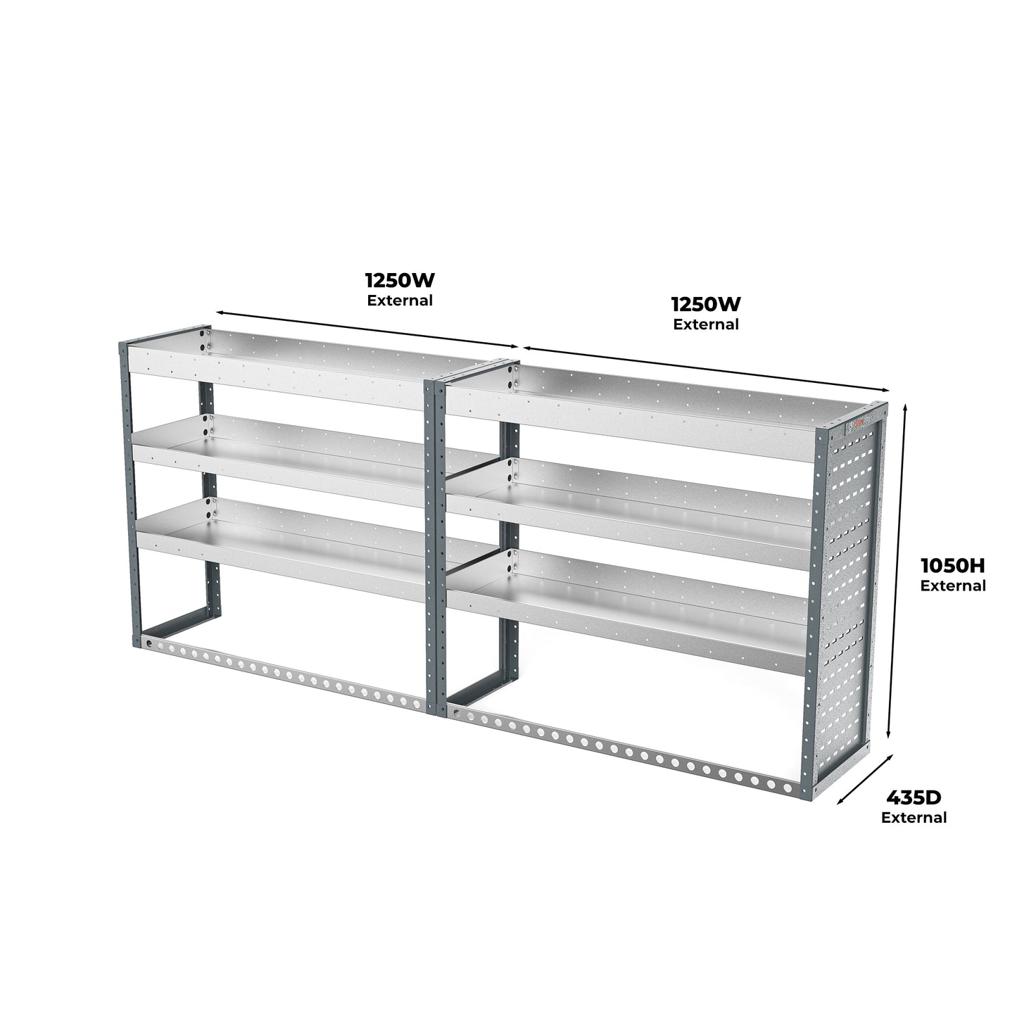Ford Transit Custom (2024 - Onwards Mk2) L2H1 Panel Van - Van Racking Kit - 02