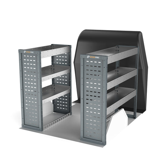 Ford Courier (2024 - Onwards Mk2) L1H1 Panel Van - Full Racking Kit - 01