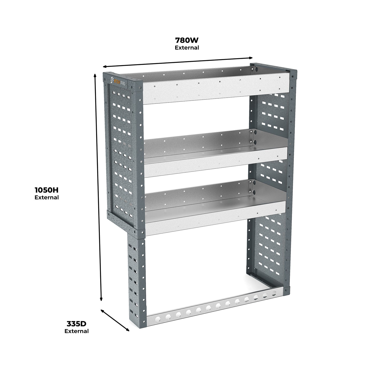 Volkswagen Caddy (2005 - 2021) L1H1 Panel Van - Full Racking Kit - 01