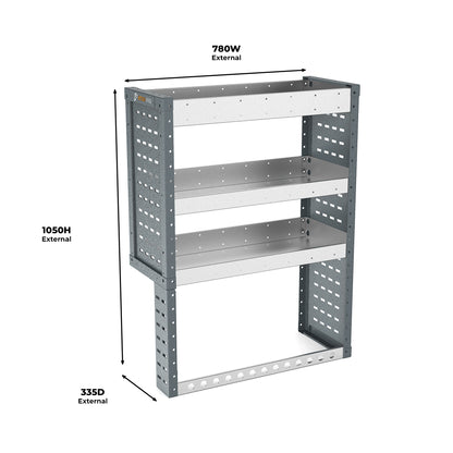 Volkswagen Caddy (2005 - 2021) L1H1 Panel Van - Full Racking Kit - 01