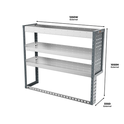 Volkswagen Caddy (2005 - 2021) L1H1 Panel Van - Full Racking Kit - 01