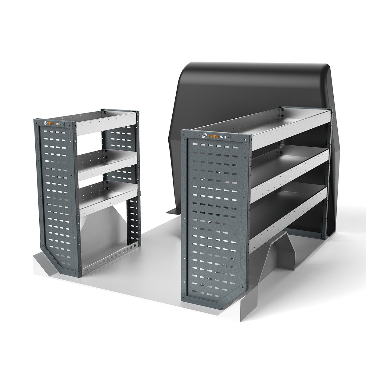 Citroen Dispatch (2016 - Onwards) Compact (XS) Panel Van - Full Racking Kit - 01