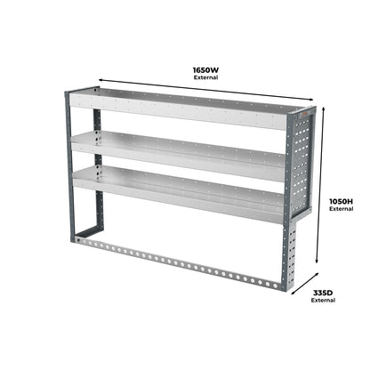 Volkswagen Caddy Maxi (2005 - 2021) L2 Panel Van - Full Racking Kit - 01