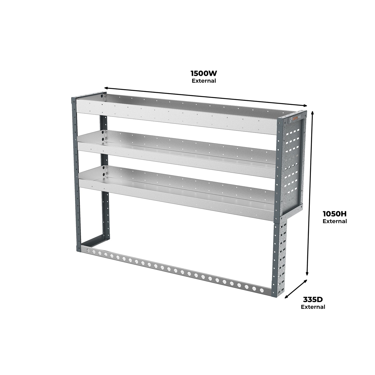 Volkswagen Caddy Cargo Maxi (2021 - On) L1H1 Panel Van - Full Racking Kit - 01