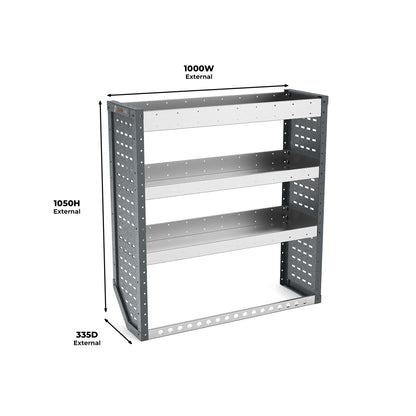 Vauxhall Vivaro (2014 - Onwards) L1H1 Panel Van - Full Racking Kit - 01
