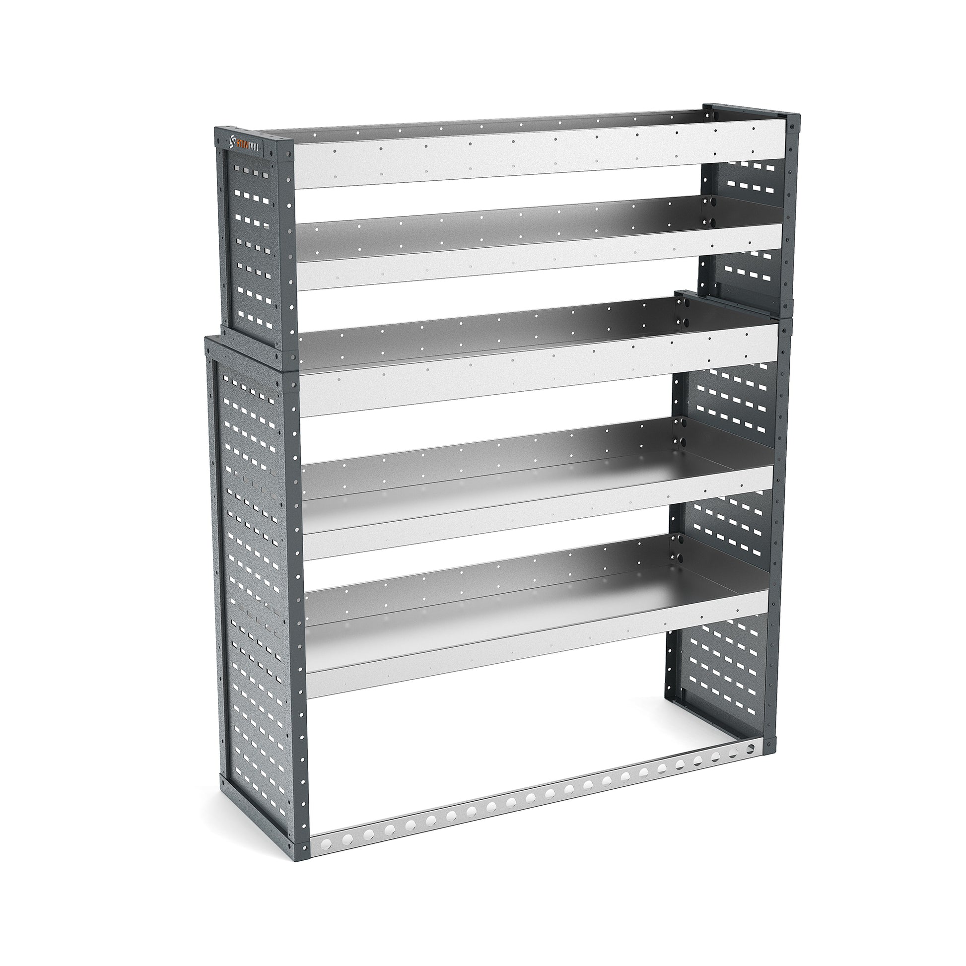 Van Shelving Unit Nearside