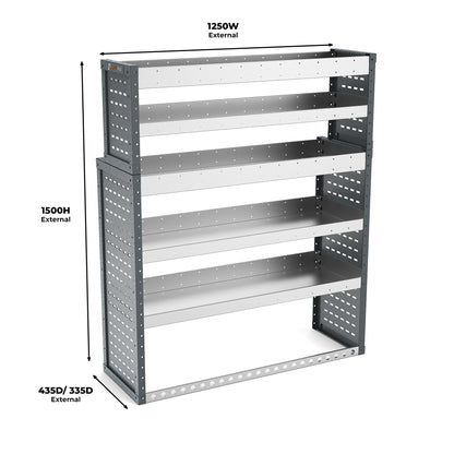 Vauxhall Movano (2022- Onwards) L3H2/H3 Panel Van - Full Racking Kit - 01