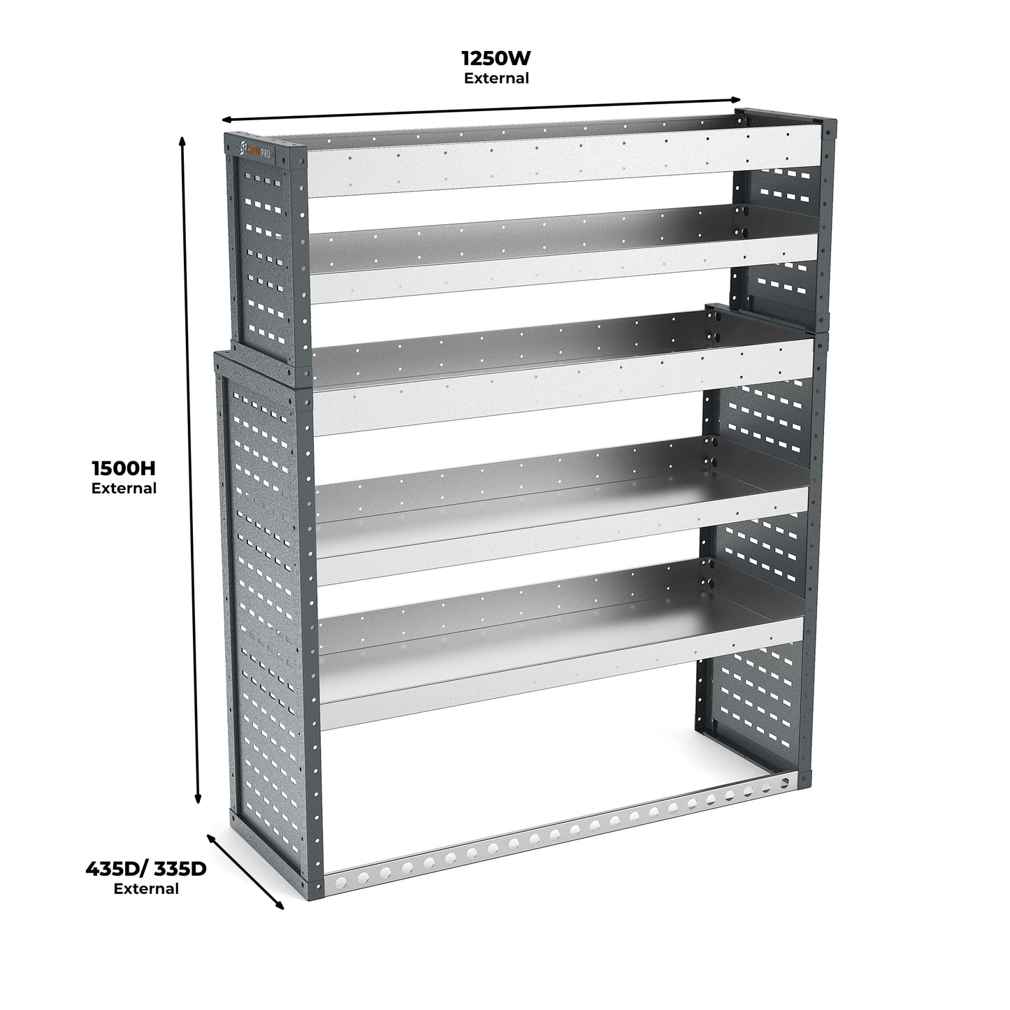 Volkswagen Crafter (2017 - Onwards) L3H2/H3 Panel Van - Full Racking Kit - 02