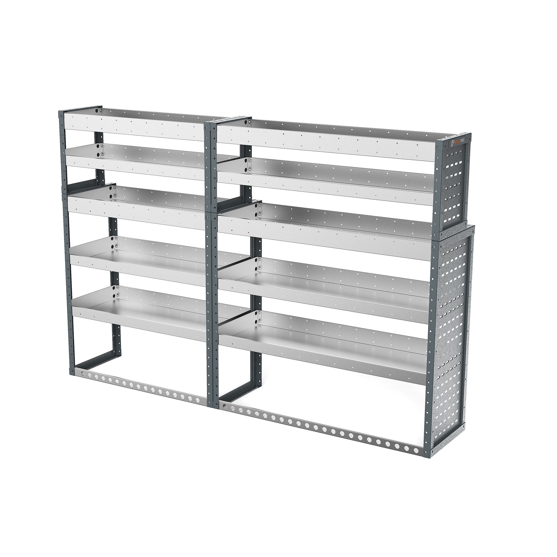 Van Shelving Unit Offside