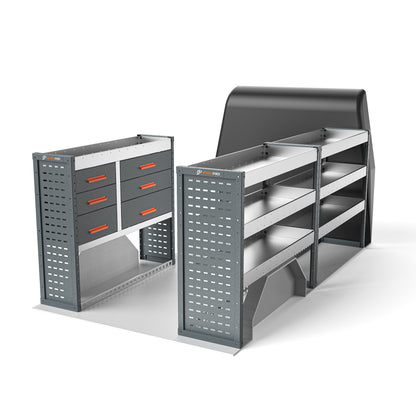 Ford Transit Custom (2012-2024) L2H1 Panel Van - Full Racking Kit - 02