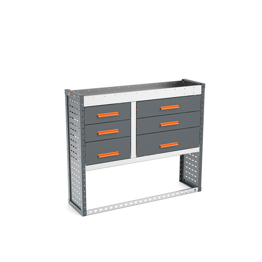 Van Workshop Racking System - Nearside