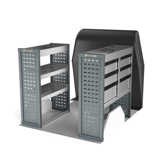 Ford Courier (2024 - Onwards Mk2) L1H1 Panel Van - Full Racking Kit - 02