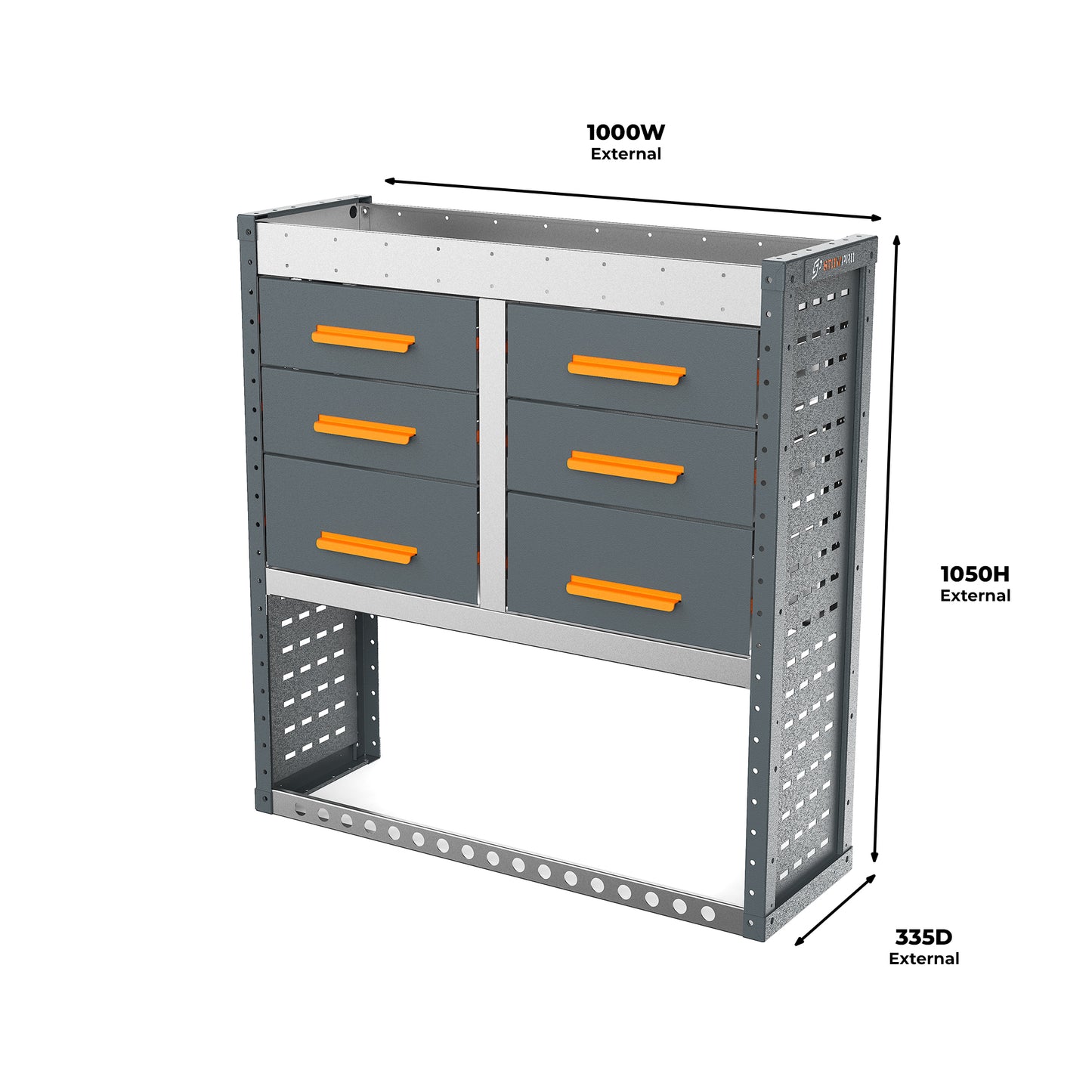 Ford Courier (2024 - Onwards Mk2) L1H1 Panel Van - Full Racking Kit - 02