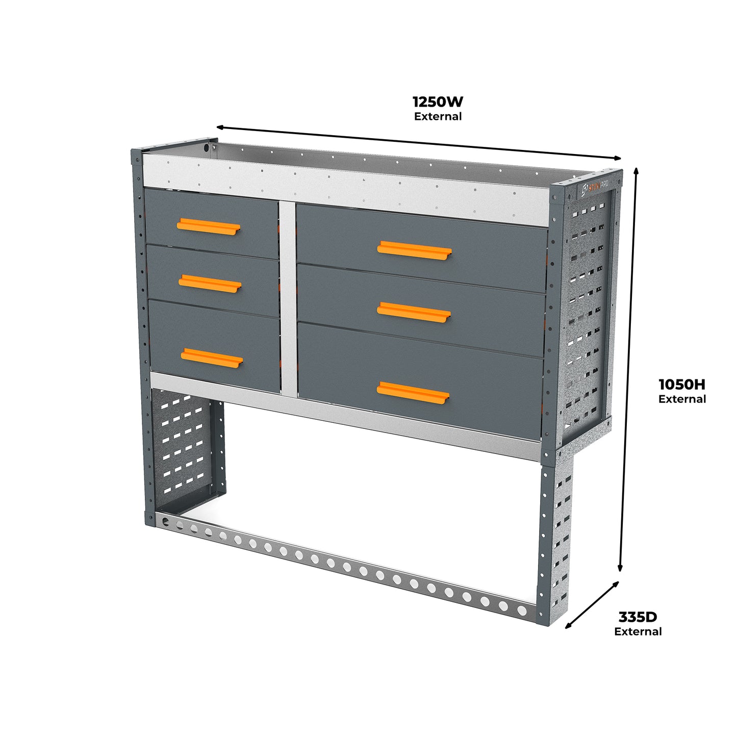 Volkswagen Caddy (2005 - 2021) L1H1 Panel Van - Full Racking Kit - 02