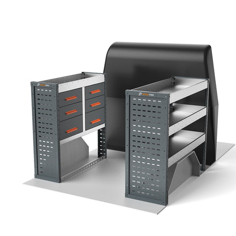 Workshop Van Racking System – Transit Custom & Transporter (L2H1 Crew Van)