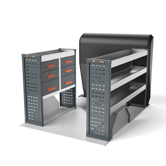 Fiat Doblo (2022 - Onwards) L2H1 Panel Van - Full Racking Kit - 02