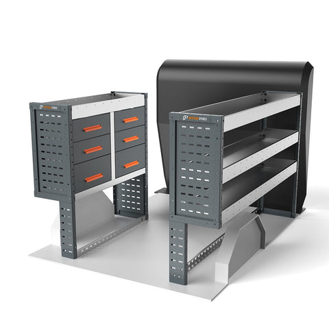 Workshop Van Racking System – Expert, Citan, Scudo & 2 more (L1H1)