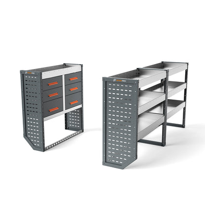 Vauxhall Vivaro (2014 - Onwards) L1H1 Panel Van - Full Racking Kit - 02