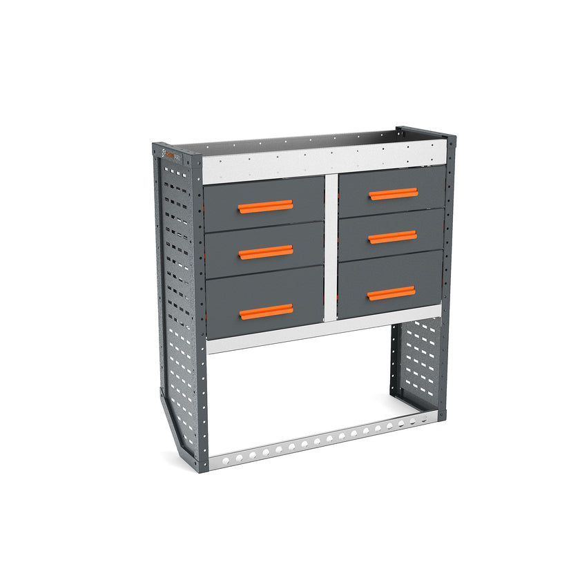 Van Workshop Racking System - Nearside